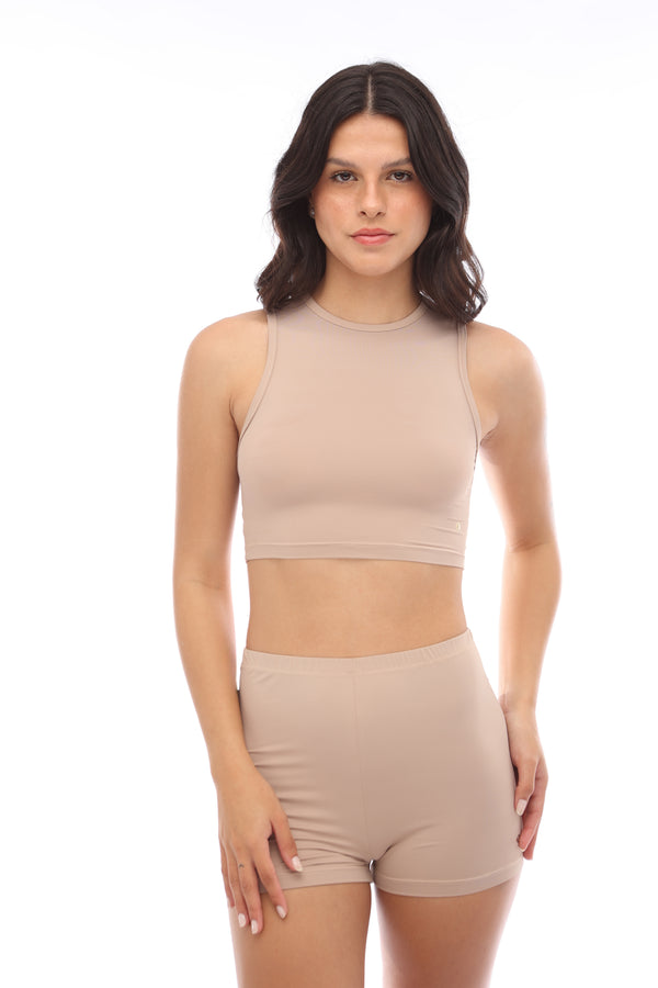 Regata Gola Redonda Nude